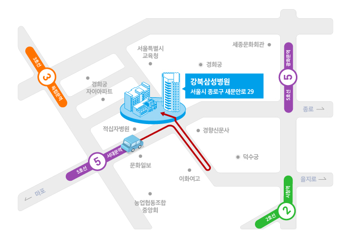 오시는길 - 지하철